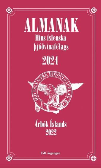 Forsíða almanaks Hins íslenska þjóðvinafélags 2024